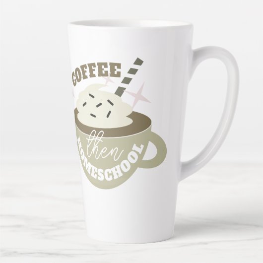 コーヒー ホームスクーリング再開 カフェラテマグ (右)