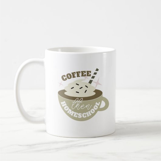 コーヒー ホームスクーリング再開 コーヒーマグカップ (左)