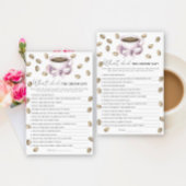 コーヒー&ボウブライダルシャワー新郎は何と言った