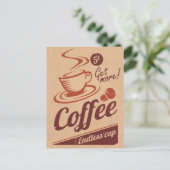 コーヒー ポストカード (スタンド正面)