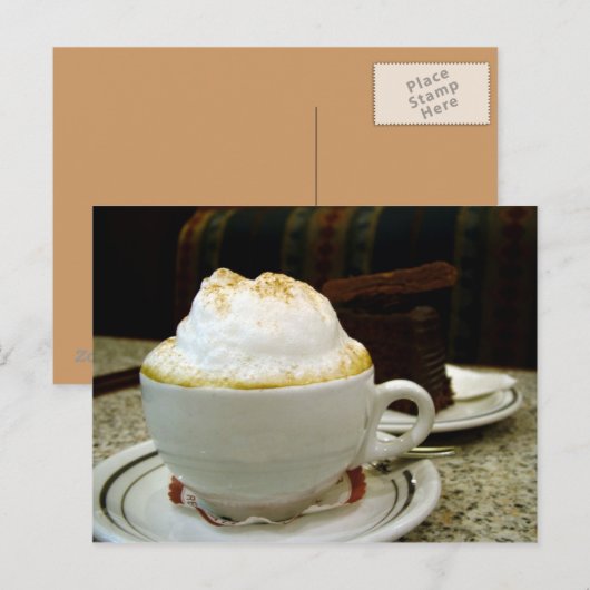 コーヒー ポストカード (正面/裏面)