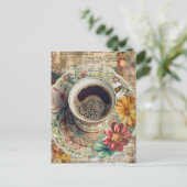 コーヒー ポストカード (スタンド正面)