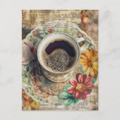 コーヒー ポストカード (正面)