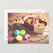 コーヒー ポストカード (正面/裏面)