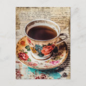 コーヒー ポストカード (正面)