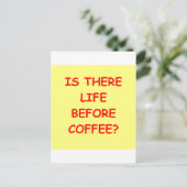 コーヒー ポストカード (スタンド正面)