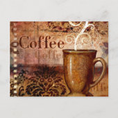 コーヒー ポストカード (正面)
