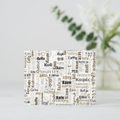 コーヒー ポストカード (スタンド正面)