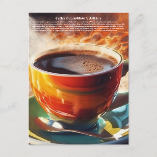 コーヒー ポストカード (正面)