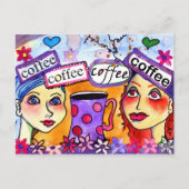 コーヒー ポストカード (正面)