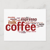 コーヒー ポストカード (正面)
