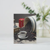 コーヒー ポストカード (スタンド正面)