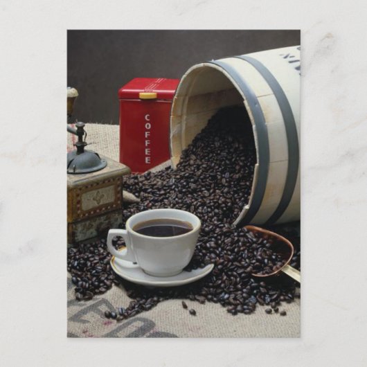 コーヒー ポストカード (正面)