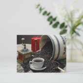 コーヒー ポストカード (スタンド正面)