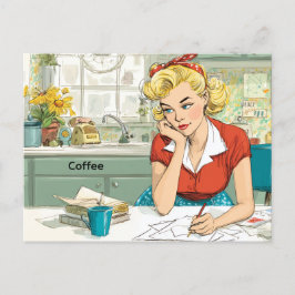 コーヒー ポストカード