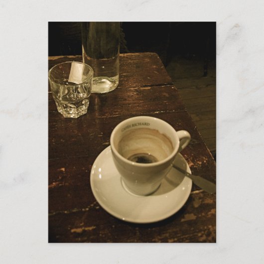 コーヒー ポストカード (正面)