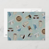 コーヒー ポストカード (正面/裏面)