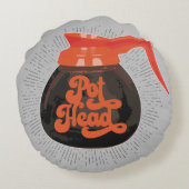 （コーヒー）ポットの丸枕 ラウンドクッション (裏面)