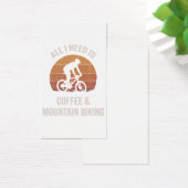 コーヒー&マウンテンサイクリングヴィンテージダウンヒルバイク (デスク)