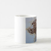 コーヒー・マグかドイツ人のShorthairのポインター コーヒーマグカップ (中央)