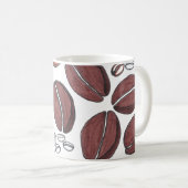 コーヒー:マグが11オズ起きるのは誰も好きじゃないから コーヒーマグカップ (正面右)