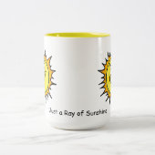 コーヒー・マグちょうど喜び ツートーンマグカップ (中央)