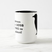 コーヒー・マグについて鳴くことを何も マグカップ (中央)