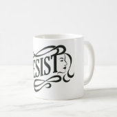コーヒー・マグに抵抗して下さい コーヒーマグカップ (正面右)