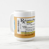 コーヒー・マグのカスタマイズ可能な規定RX コーヒーマグカップ (正面左)