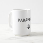 コーヒー・マグのコップの茶救急医療隊員EMT EMSの救急車 コーヒーマグカップ (正面左)