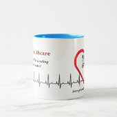 コーヒー・マグのタンパのヘルスケア ツートーンマグカップ (中央)