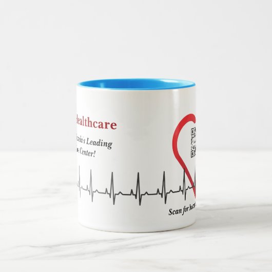 コーヒー・マグのタンパのヘルスケア ツートーンマグカップ (中央)