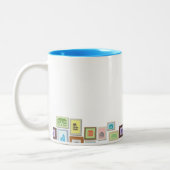 コーヒー・マグのテンプレートABCの不動産 ツートーンマグカップ (左)