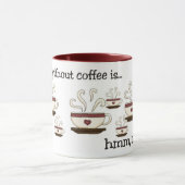 コーヒー・マグのデザインのない日 マグカップ (中央)