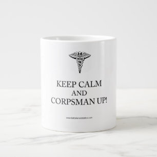 コーヒー・マグの上のCorpsman ジャンボコーヒーマグカップ