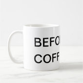 コーヒー・マグの前 コーヒーマグカップ (左)