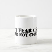 コーヒー・マグの大活字を恐れないで下さい コーヒーマグカップ (中央)