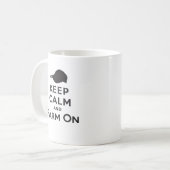 コーヒー・マグの平静及び農場を保って下さい コーヒーマグカップ (正面左)