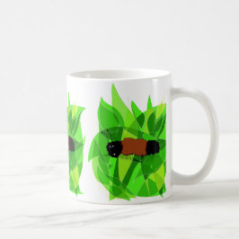 コーヒー・マグの羊毛質くまの自然の芸術 コーヒーマグカップ