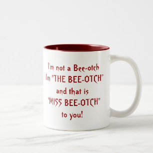 コーヒー・マグの蜂otch "失敗蜂otch " ツートーンマグカップ