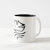 コーヒー・マグの鳩 ツートーンマグカップ (正面右)