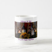 コーヒー・マグは、ビット、よりよく感じますワインを飲みます コーヒーマグカップ (中央)