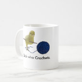 コーヒー・マグをかぎ針で編むひよこ コーヒーマグカップ (正面左)