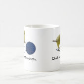 コーヒー・マグをかぎ針で編むひよこ コーヒーマグカップ (中央)