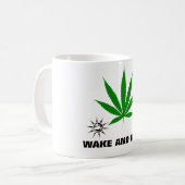 コーヒー・マグを目覚めさせ、焼いて下さい コーヒーマグカップ (正面左)