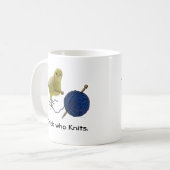 コーヒー・マグを編むひよこ コーヒーマグカップ (正面左)