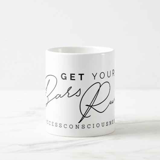 コーヒー・マグを走るためにあなたのバーを得て下さい コーヒーマグカップ (中央)