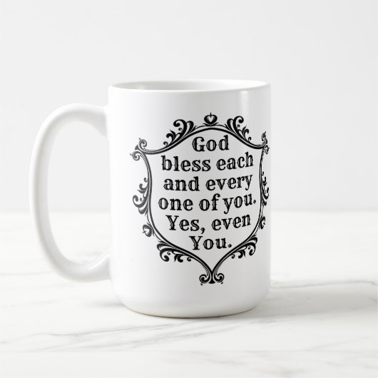 コーヒー・マグカップを祝福する神 コーヒーマグカップ (左)