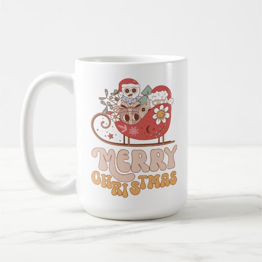 コーヒー・マグカップを飲む皆のためのメリークリスマス コーヒーマグカップ (左)