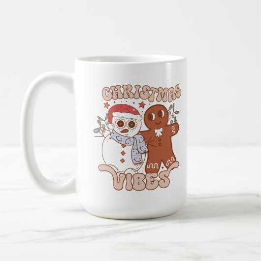 コーヒー・マグカップを飲む皆のためのメリークリスマス コーヒーマグカップ (左)